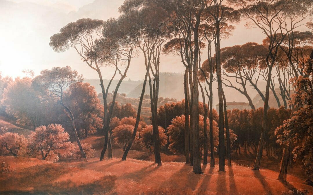 Aperçu papier peint sur la forêt, par Marjolaine Berthet Interior Design, Architecte d'intérieur à Lyon 69